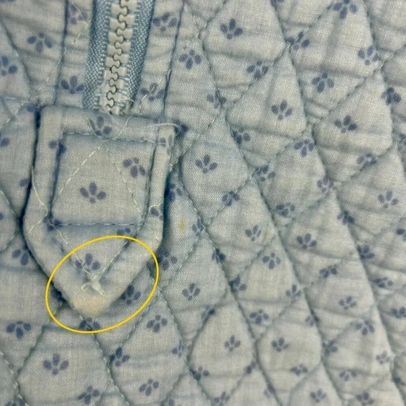 Vintage Rare Vera Bradley Disney‎ Winnie Pooh Child Garment Bag Blue Yellow - Picture 7 of 13